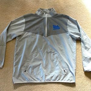 UCLA Bruins zip up windbreaker with front pockets